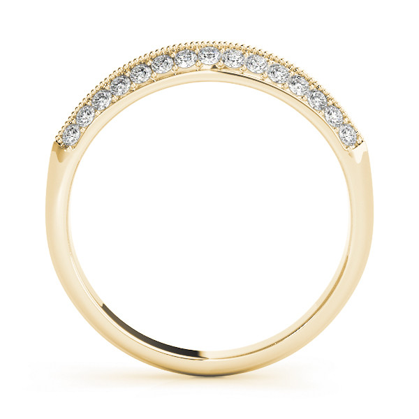 39826-Yellow-1 Pave Wedding Ring, in Yellow Gold - 50287