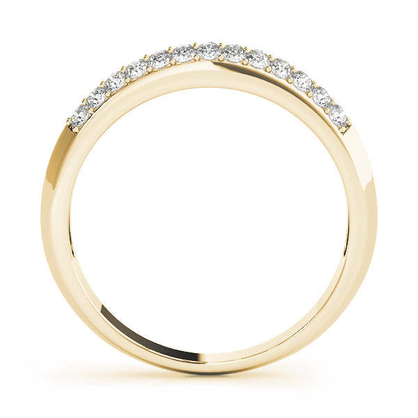 40064-Yellow-1 Pave Wedding Ring, in Yellow Gold - 50381