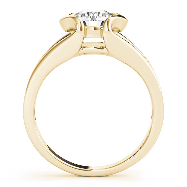 40075-Yellow-1 Solitaire Engagement Ring, Round Shape, in Yellow Gold - 50384