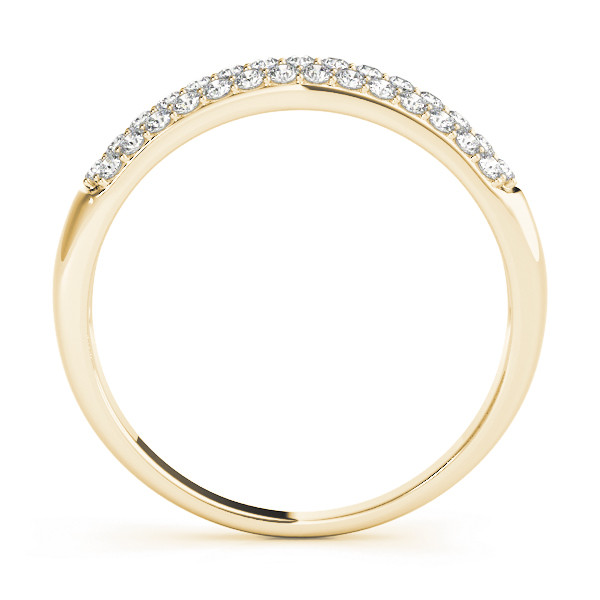 40288-Yellow-1 Pave Wedding Ring, in Yellow Gold - 50466