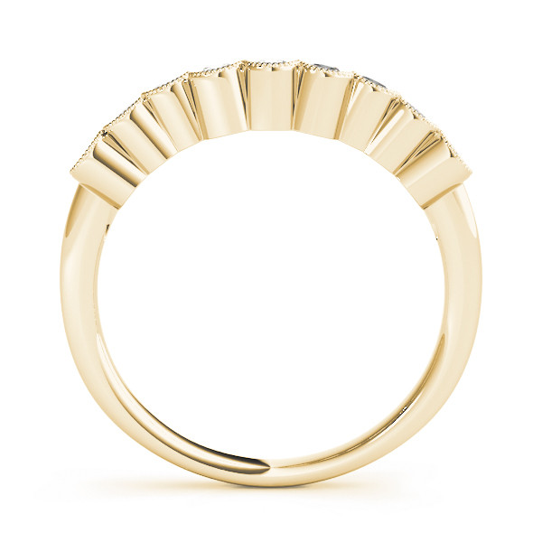 40312-Yellow-1 Curverd Wedding Ring, in Yellow Gold - 50483