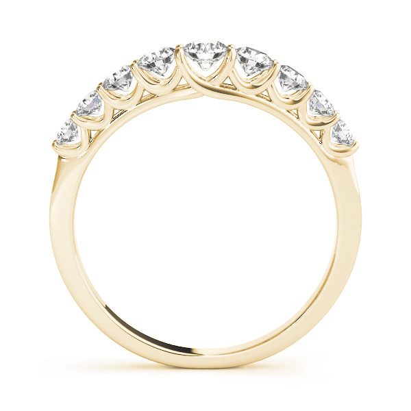 40667-Yellow-1 Curverd Wedding Ring, in Yellow Gold - 50589