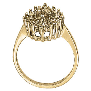 41090-White-1 Diamond Fashion Ring, in White Gold - 80040