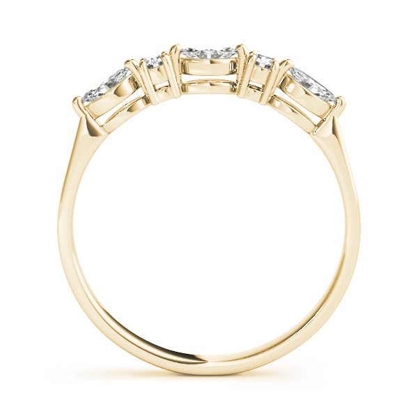 41215-Yellow-1 Fancy Shape Baguette Wedding Ring, in Yellow Gold - 80202