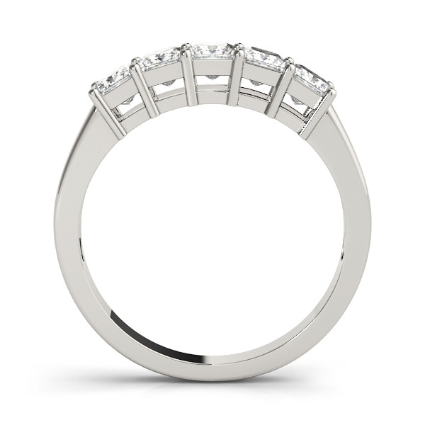 41399-White-1 Fancy Shape Princess Wedding Ring, in White Gold - 80650