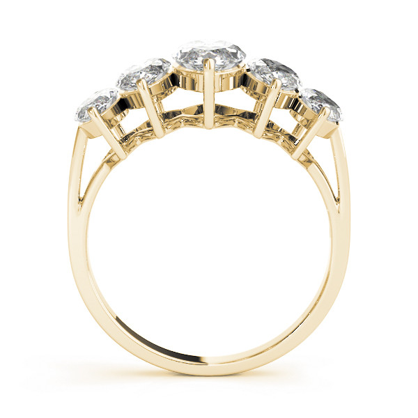 41497-Yellow-1 Fancy Shape Wedding Ring, Marquise Shape, in Yellow Gold - 80934