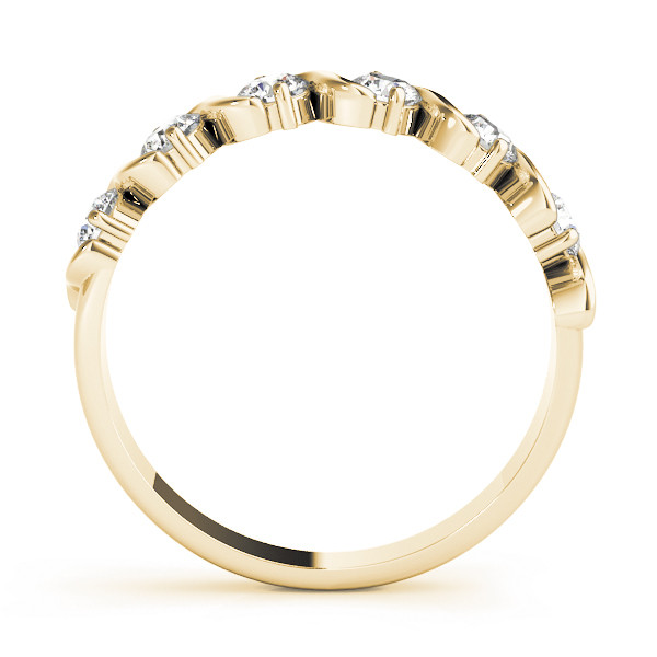 41508-Yellow-1 Wedding S Band, in Yellow Gold - 80975
