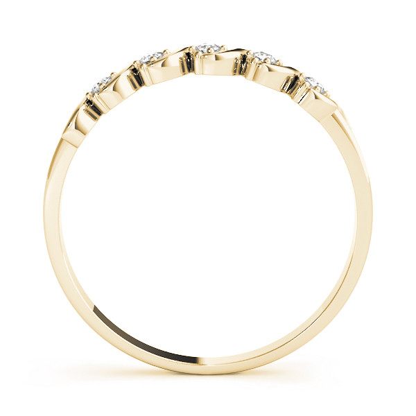 41783-Yellow-1 Wedding S Band, in Yellow Gold - 81620