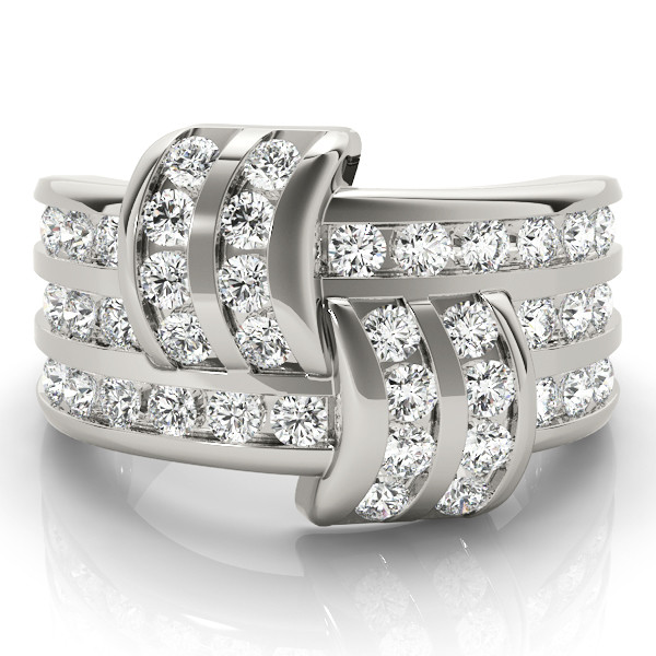 42267-White-2 Diamond Fashion Ring, in Platinum - 82329