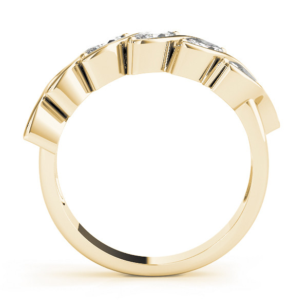 42280-Yellow-1 Fancy Shape Marquise Wedding Ring, in Yellow Gold - 82342