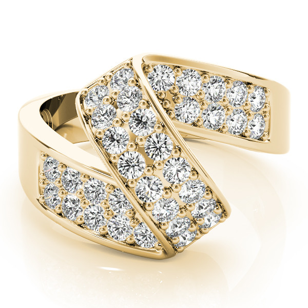 42414-Yellow-2 Diamond Fashion Band, in Yellow Gold - 82486