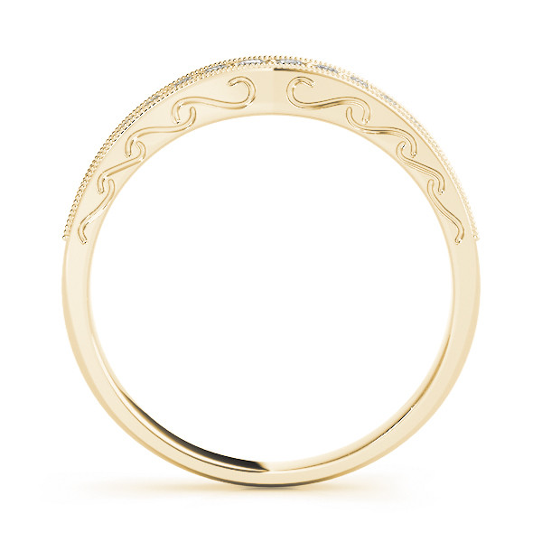 42592-Yellow-1 Pave Wedding Ring, in Yellow Gold - 82674