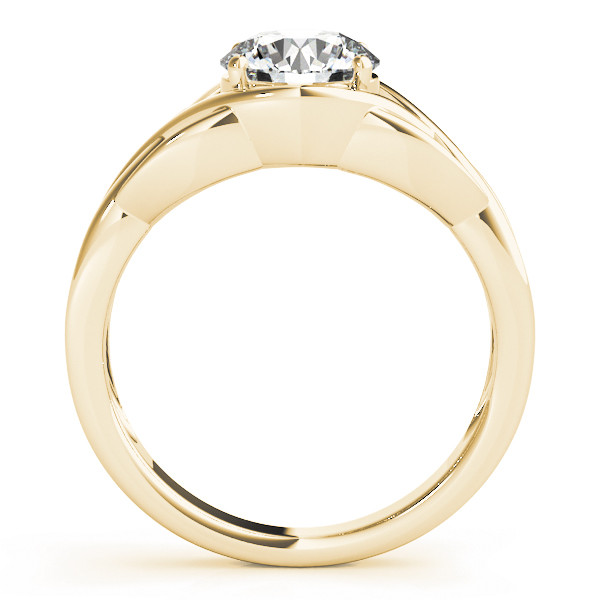 43915-Yellow-1 Solitaire Engagement Ring, Round Shape, in Yellow Gold - 83797