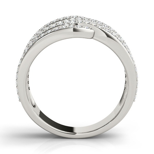 44213-White-1 Diamond Fashion Ring, in Platinum - 84129