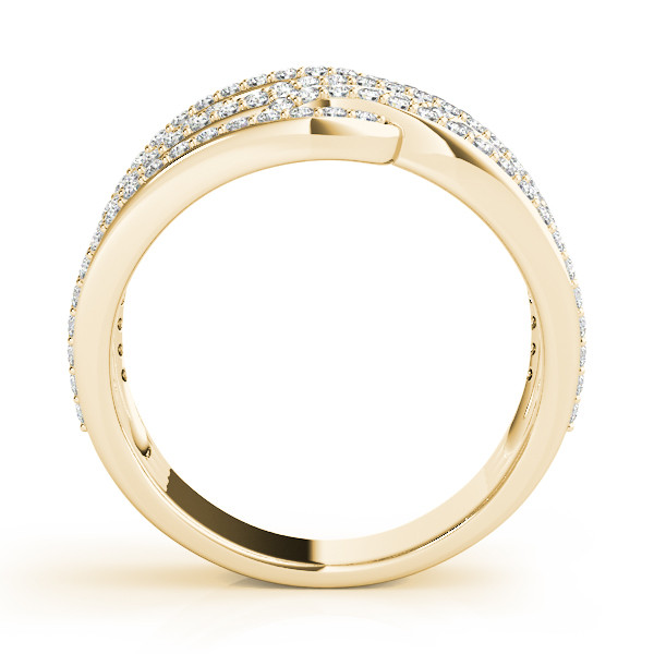 44213-Yellow-1 Diamond Fashion Ring, in Yellow Gold - 84129