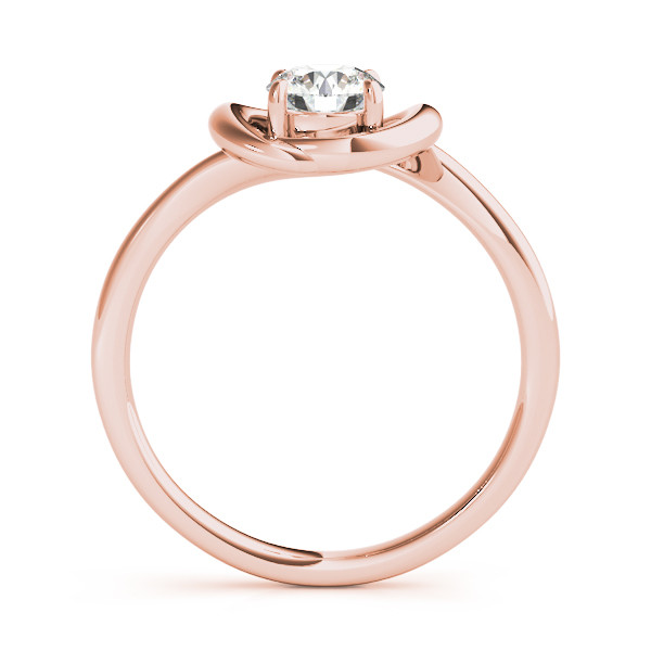 44403-Pink-1 Love Knot Fashion Ring, in Rose Gold - 84340