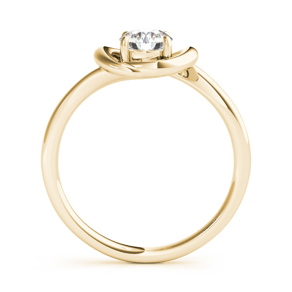 44403-Yellow-1 Love Knot Fashion Ring, in Yellow Gold - 84340