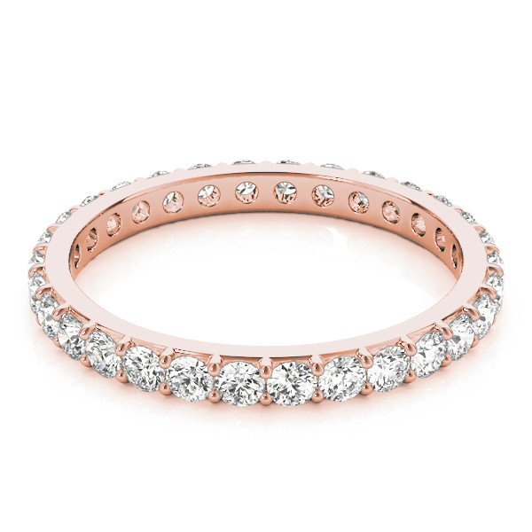 44521-Pink-2 Eternity Ring, in Rose Gold - 84389