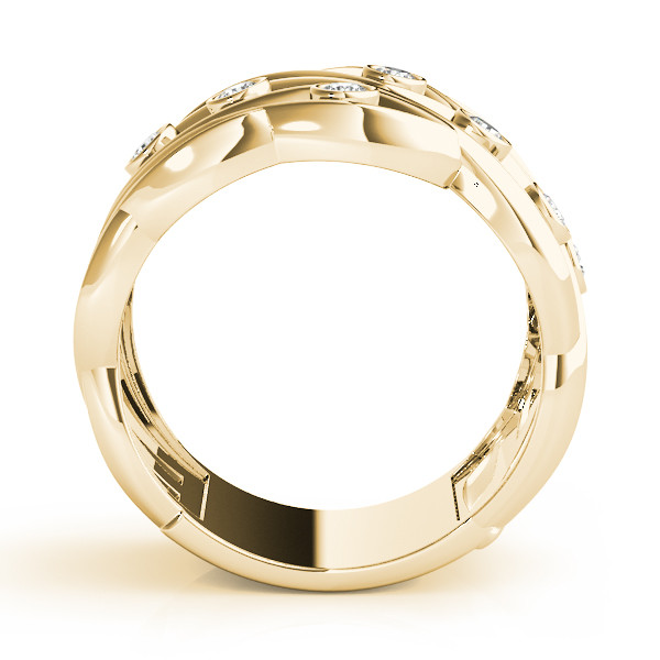 44754-Yellow-1 Diamond Fashion Ring, in Yellow Gold - 84503