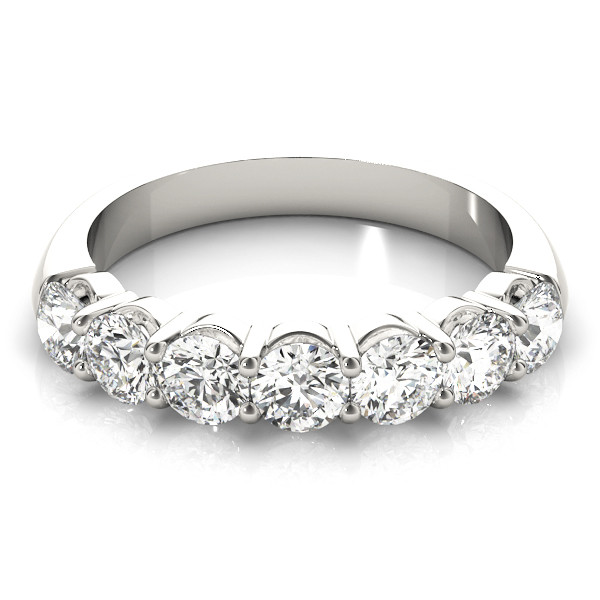 47020-White-2 Anniversary Ring, in White Gold - M106