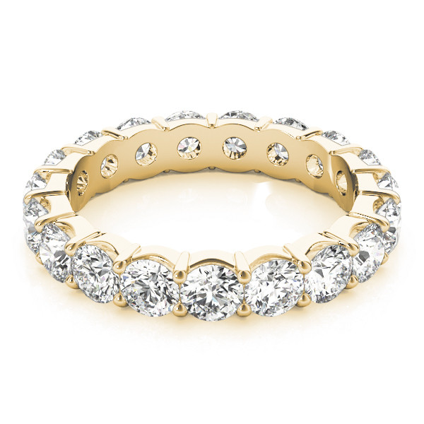 47927-Yellow-2 Eternity Ring, in Yellow Gold - ME107