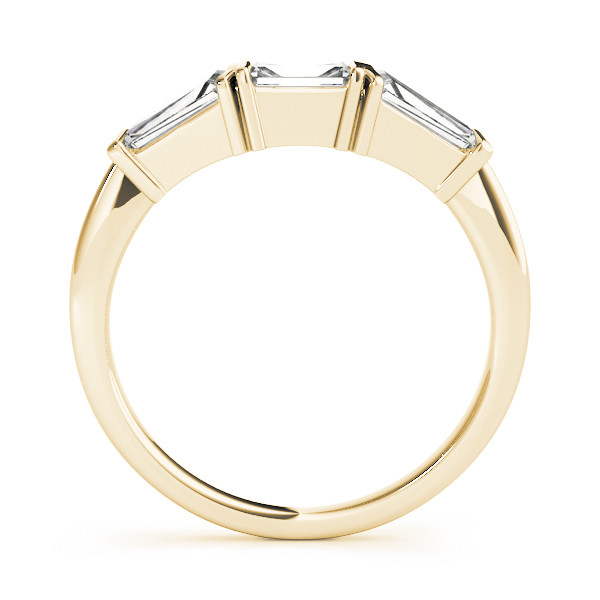 49653-Yellow-1 Fancy Shape Wedding Ring, in Yellow Gold - 50865