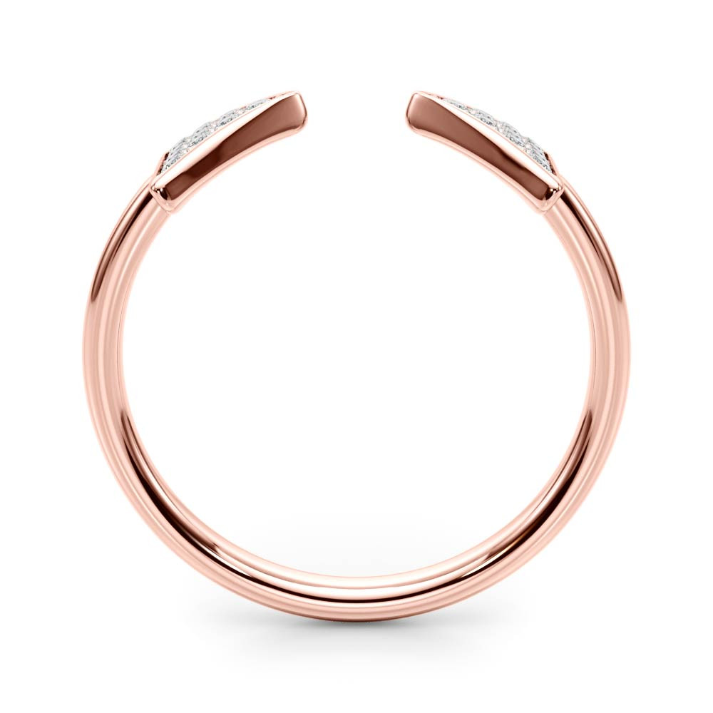 51117-Pink-1 Diamond Fashion Ring, in Rose Gold - 84726