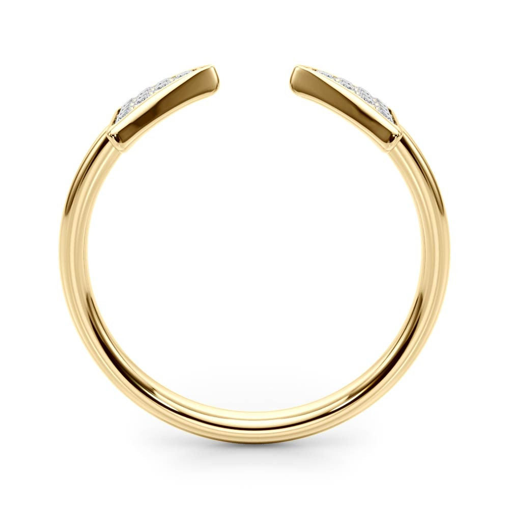 51117-Yellow-1 Diamond Fashion Ring, in Yellow Gold - 84726