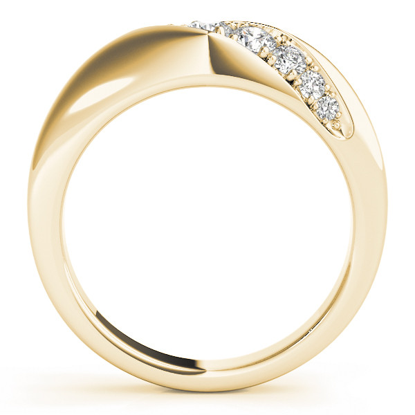 52271-Yellow-1 Diamond Fashion Band, in Yellow Gold - 84840