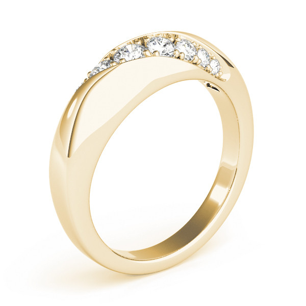 52271-Yellow-2 Diamond Fashion Band, in Yellow Gold - 84840