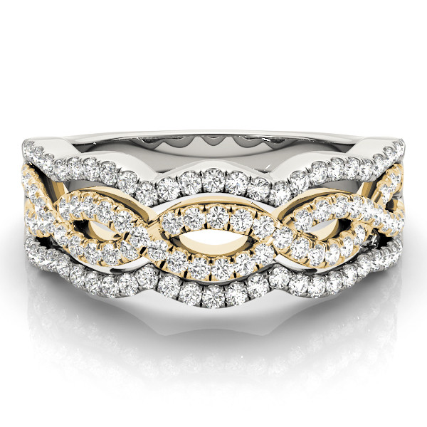 52645-Yellow-2 Fashion Wedding Ring, in Yellow Gold - 84864
