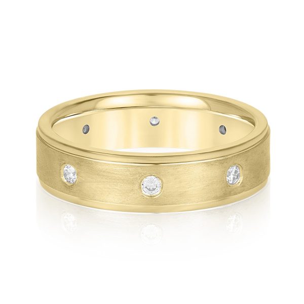 Men's Heavy Wedding Band, in Yellow Gold - ND18115H