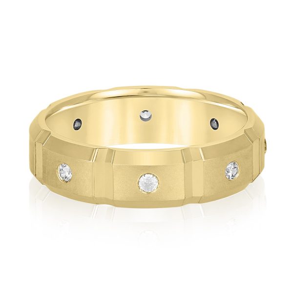 Men's Heavy Wedding Band, in Yellow Gold - ND18118H