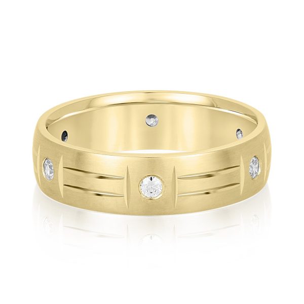 Men's Heavy Wedding Band, in Yellow Gold - ND18121H