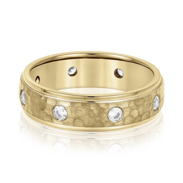 Men's Heavy Wedding Band, in Yellow Gold - ND18128H