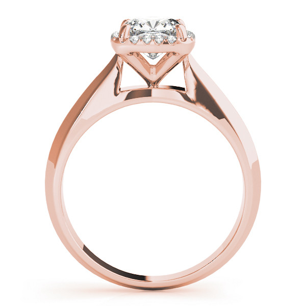 56291-Pink-1 Halo Engagement Ring, Cushion Shape, in Rose Gold - 84734
