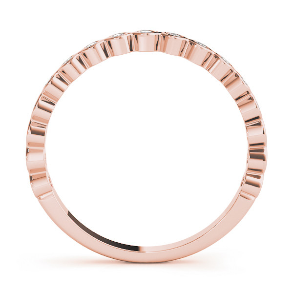 56533-Pink-1 Stackable Wedding Ring, in Rose Gold - 84976