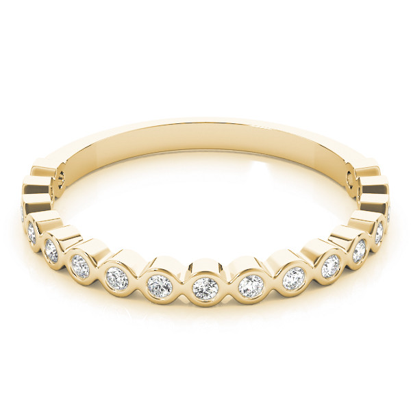 56533-Yellow-2 Stackable Wedding Ring, in Yellow Gold - 84976