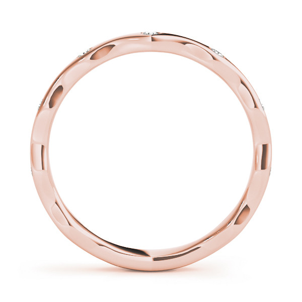 56535-Pink-1 Stackable Wedding Ring, in Rose Gold - 84978