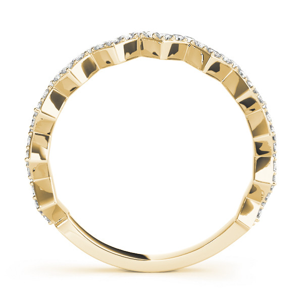 56537-Yellow-1 Stackable Wedding Ring, in Yellow Gold - 84980