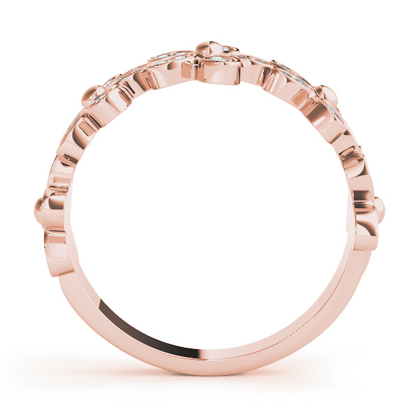 56538-Pink-1 Stackable Wedding Ring, in Rose Gold - 84981