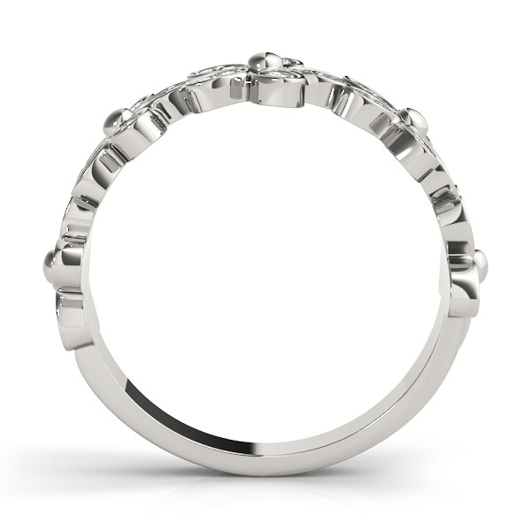 56538-White-1 Stackable Wedding Ring, in Platinum - 84981