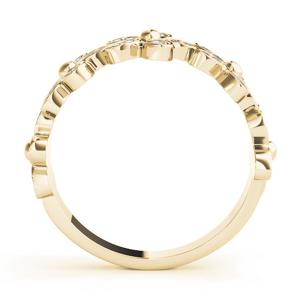 56538-Yellow-1 Stackable Wedding Ring, in Yellow Gold - 84981