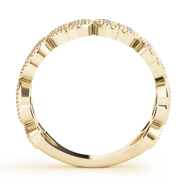 56539-Yellow-1 Stackable Wedding Ring, in Yellow Gold - 84982