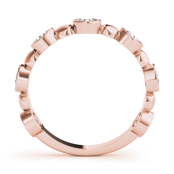 56540-Pink-1 Stackable Wedding Ring, in Rose Gold - 84983