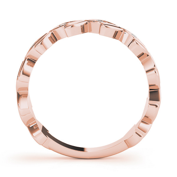 56541-Pink-1 Stackable Wedding Ring, in Rose Gold - 84984