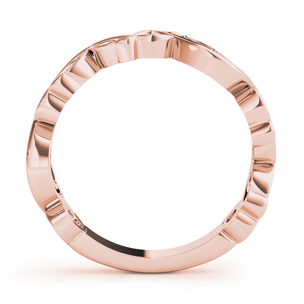 56543-Pink-1 Stackable Wedding Ring, in Rose Gold - 84986