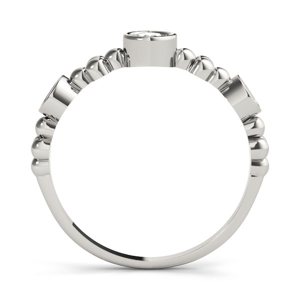 56545-White-1 Stackable Wedding Ring, in Platinum - 84988