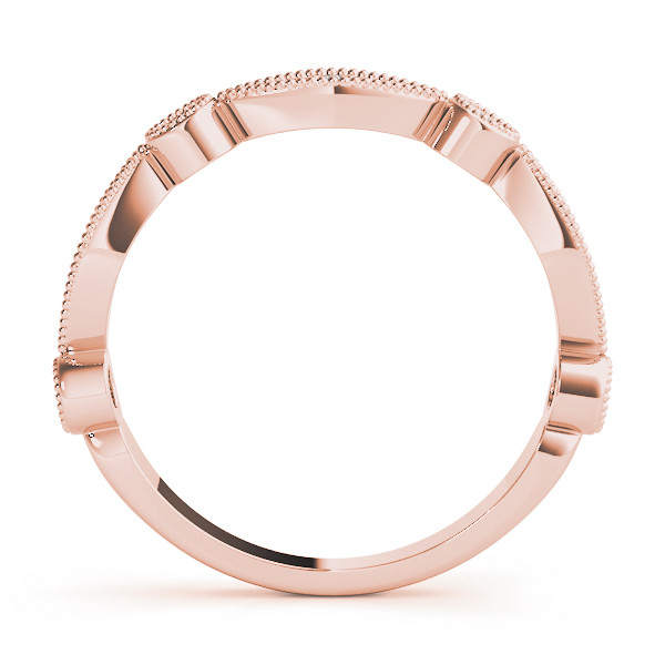 56551-Pink-1 Stackable Wedding Ring, in Rose Gold - 84994