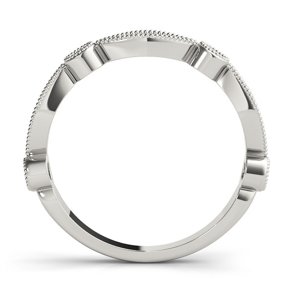 56551-White-1 Stackable Wedding Ring, in Platinum - 84994